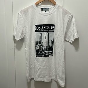 Ben’s Bensline Los Angeles White Short‎ Sleeve T-Shirt